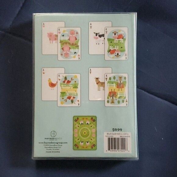 HaynesBesco TSC22350 Group Kids' Oversized Farm Playing Cards NWOT - Picture 2 of 2